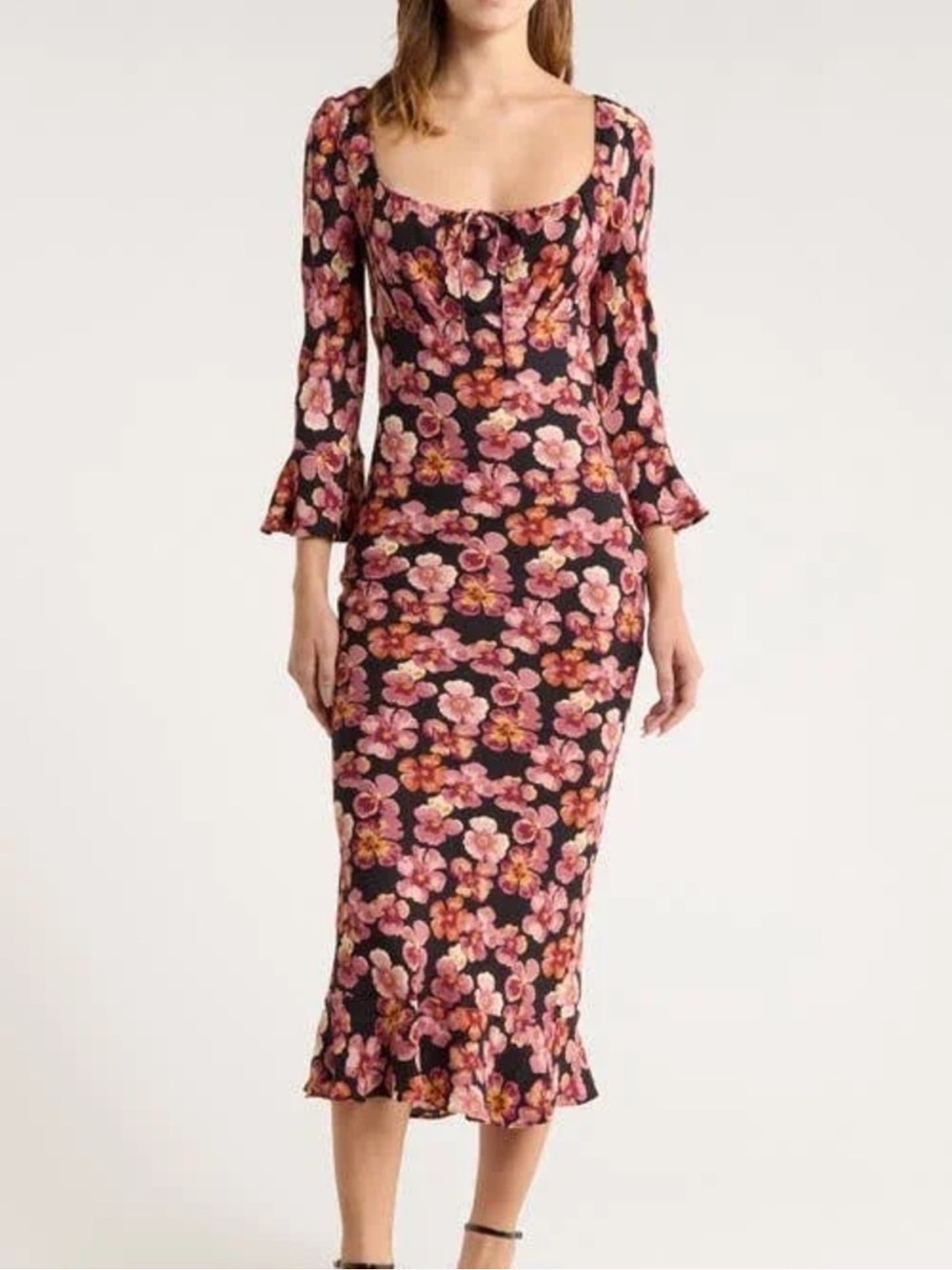 NWT Reformation Floral Midi Dress